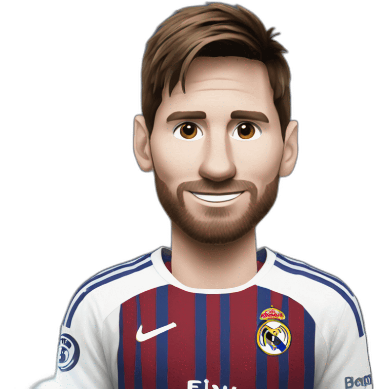 Messi in Real Madrid  emoji