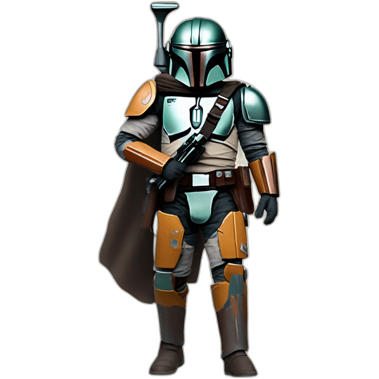 Mandalorian going to pee emoji