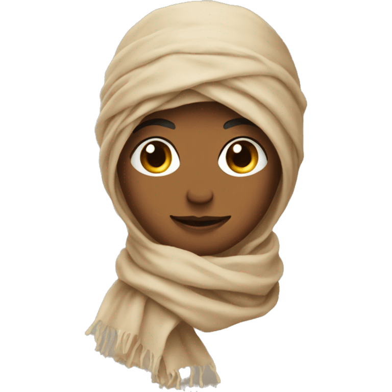 Beige scarf emoji