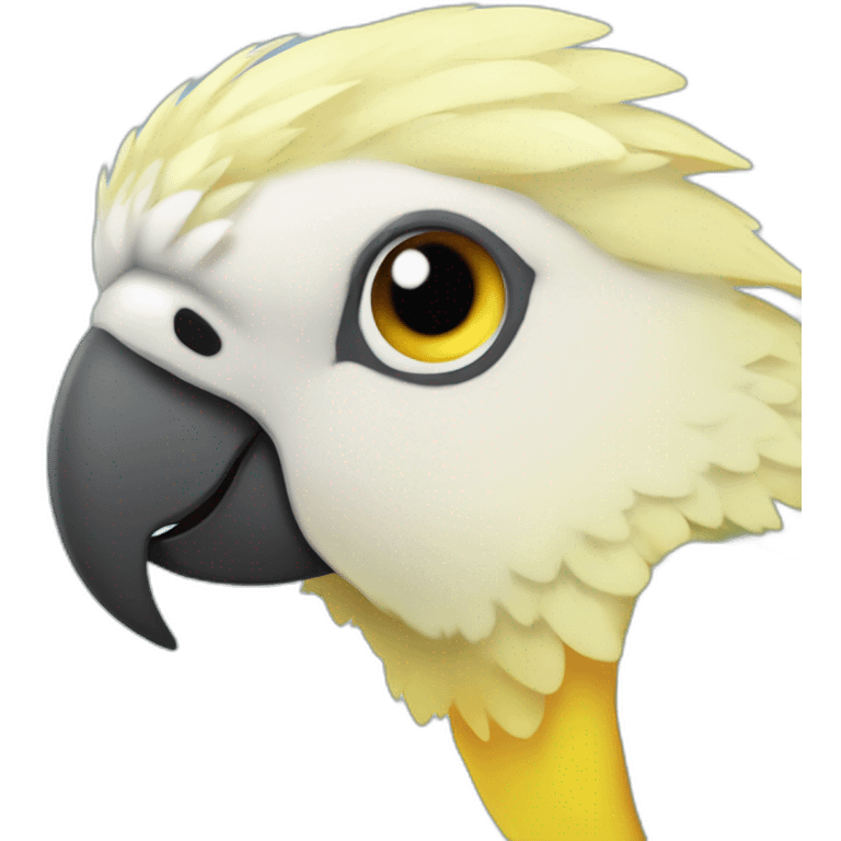 Parrot cockatiel's write  emoji