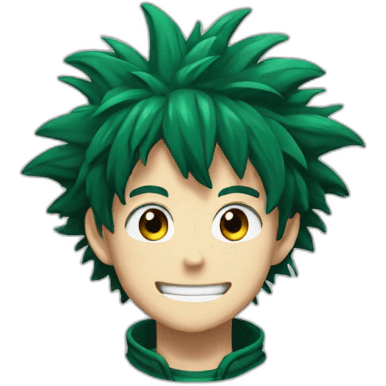 Deku from mha emoji