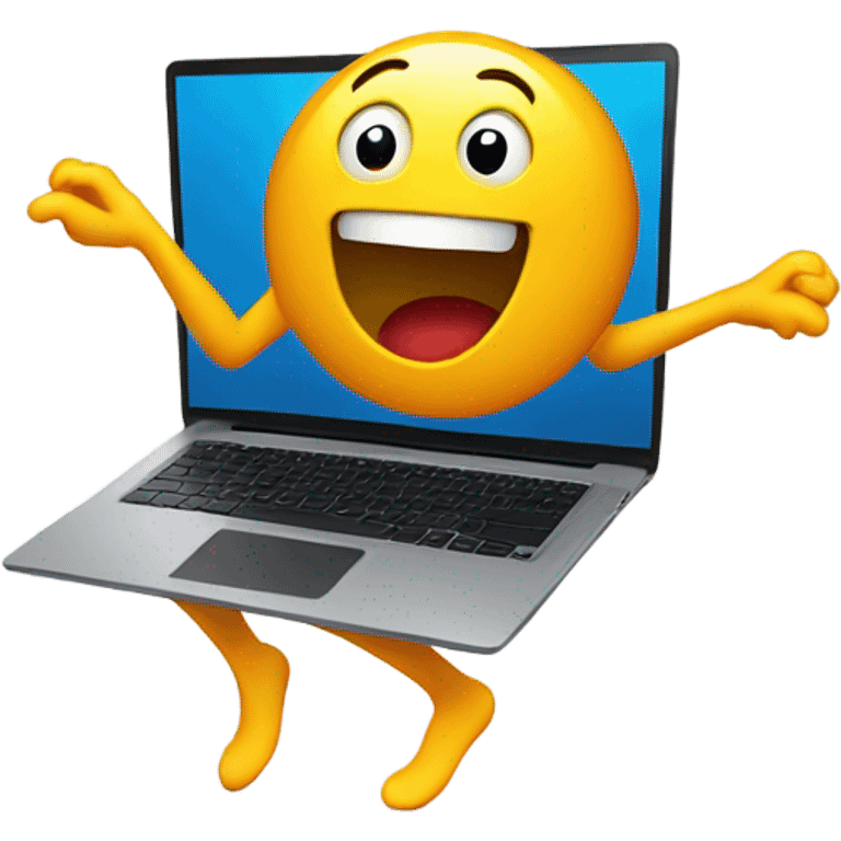 dancing laptop  emoji