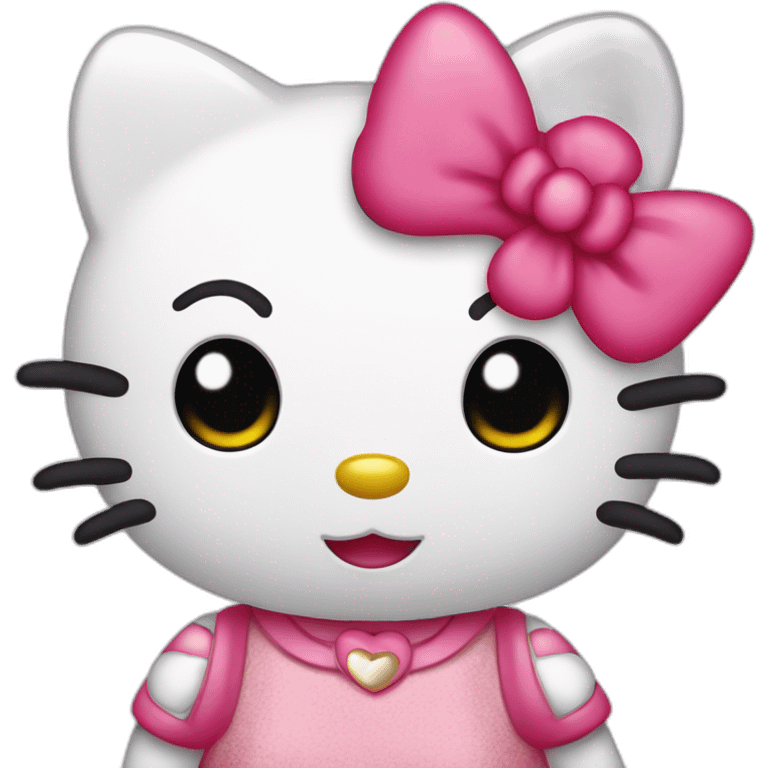 Hello kitty enamorada emoji