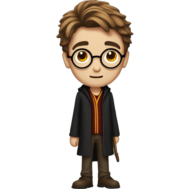 Harry Potter with his famous scar emoji