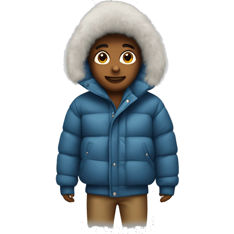 puffy jacket on kids emoji