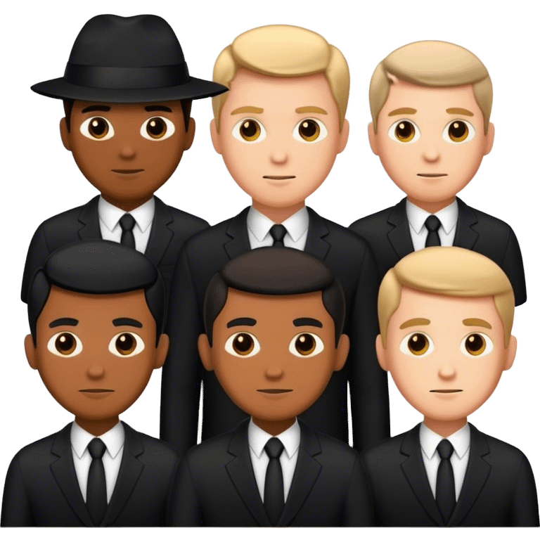 Men in black  emoji