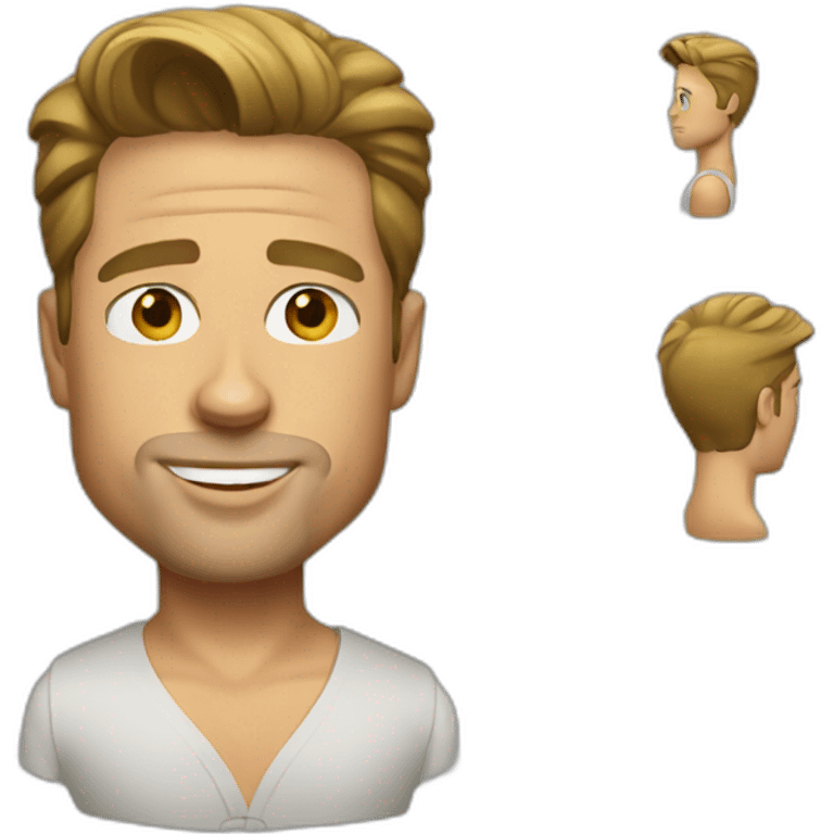 brad pitt emoji