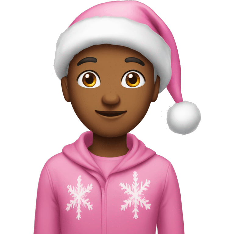 Pink christmas  emoji