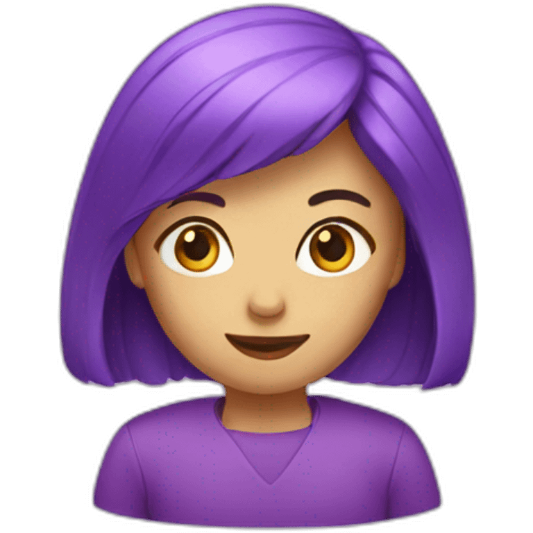 Emoji violet  emoji