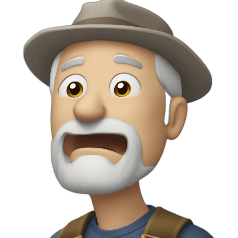 Old man yells at jira Old Man Yells At Clouds emoji