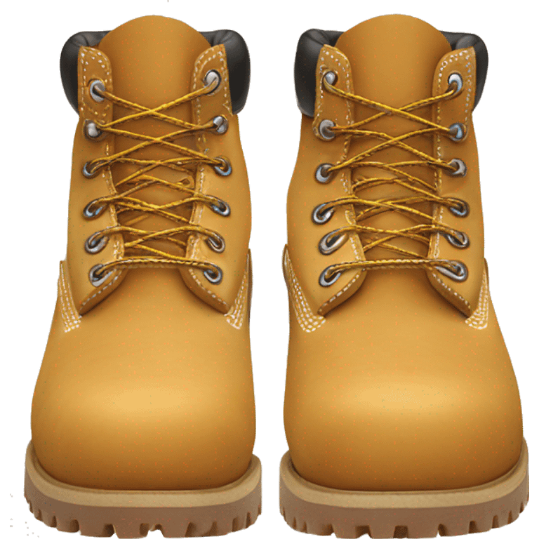 pair of shoes Timberland emoji