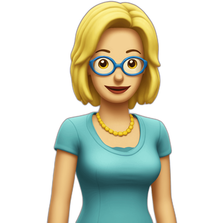 marge simson from the simsons emoji