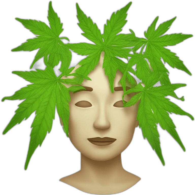 Ganja white night psychodelic  emoji