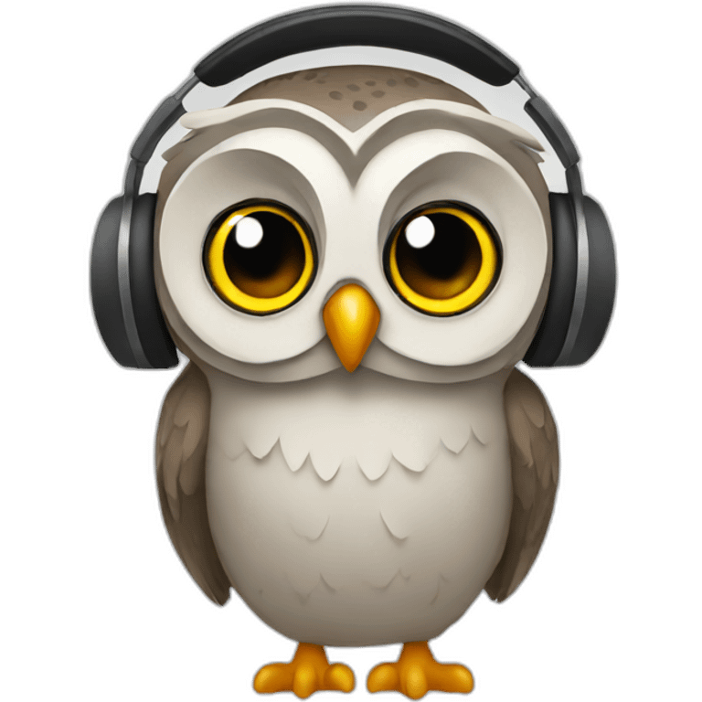 owl-podcasting emoji