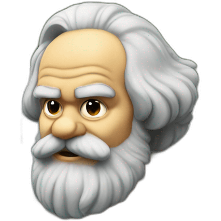 Karl Marx in a jacuzzi emoji