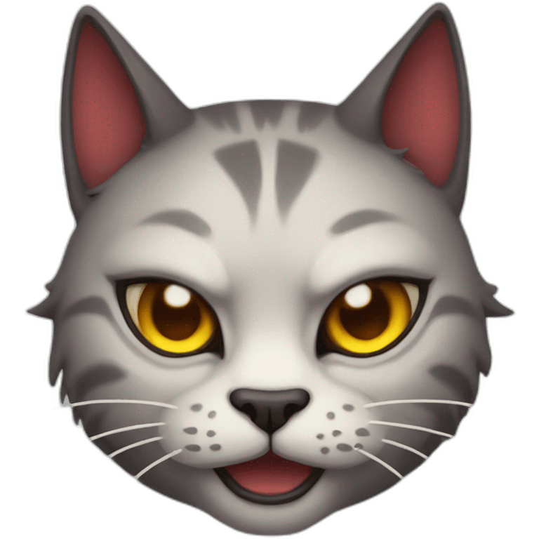 Demon cat emoji