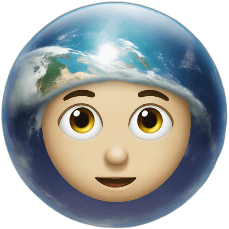 Flat earth emoji