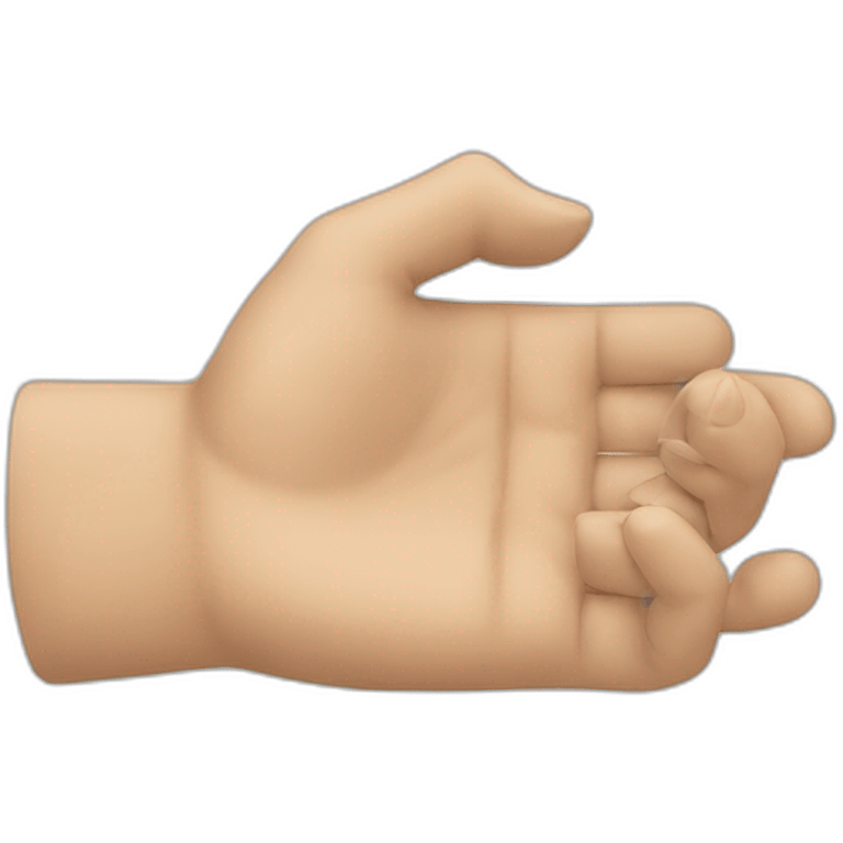 Una mano emoji