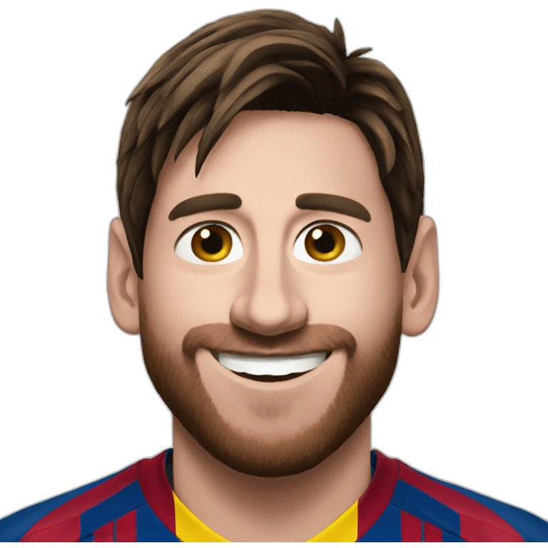 Happy messi emoji