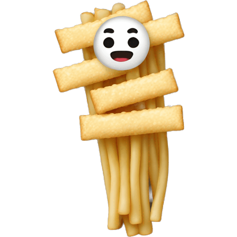  noodle with white cracker emoji