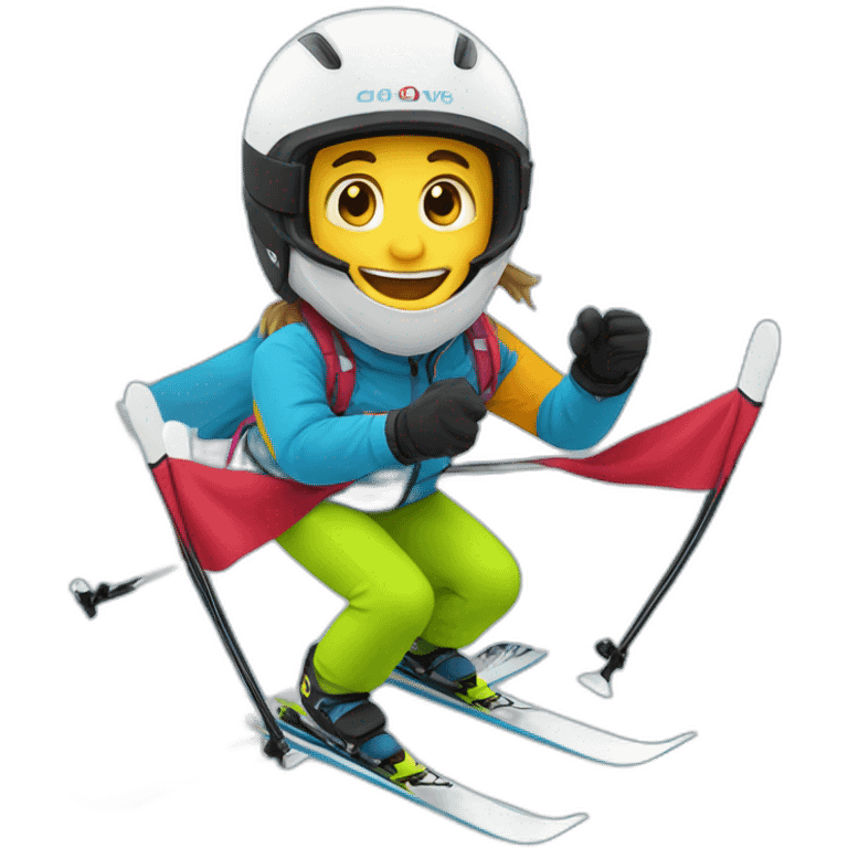 An ski Champion with a Giosuè emoji