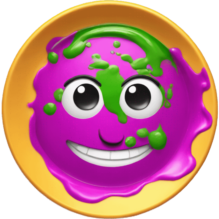 holi gulaal in plate emoji