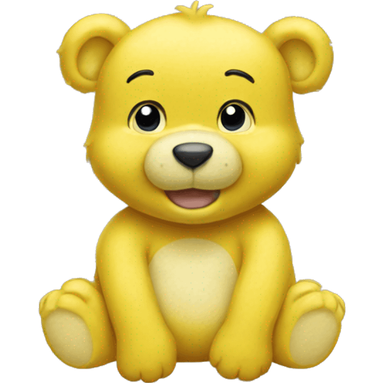 Yellow carebear  emoji