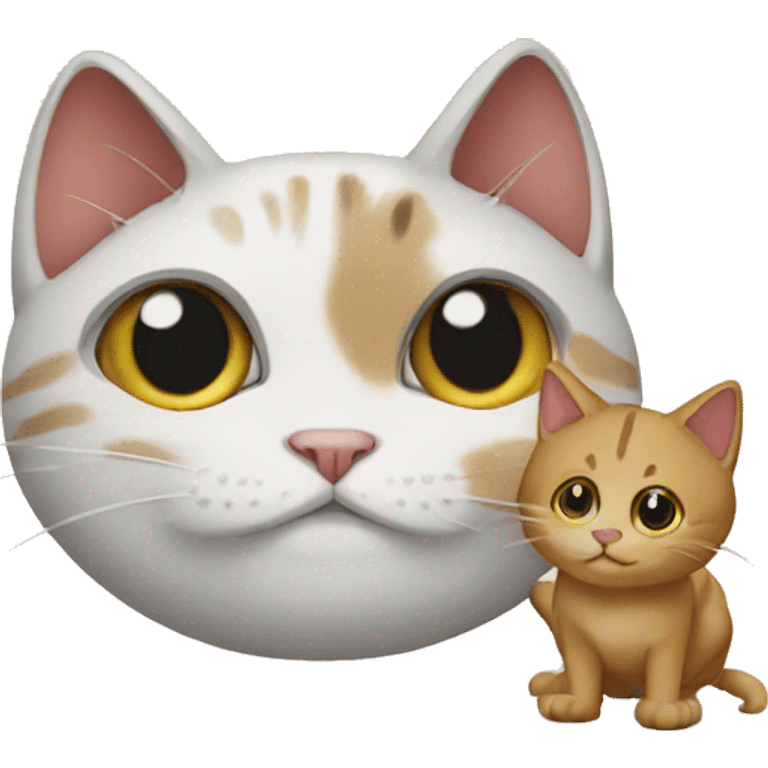 Cat and doh emoji