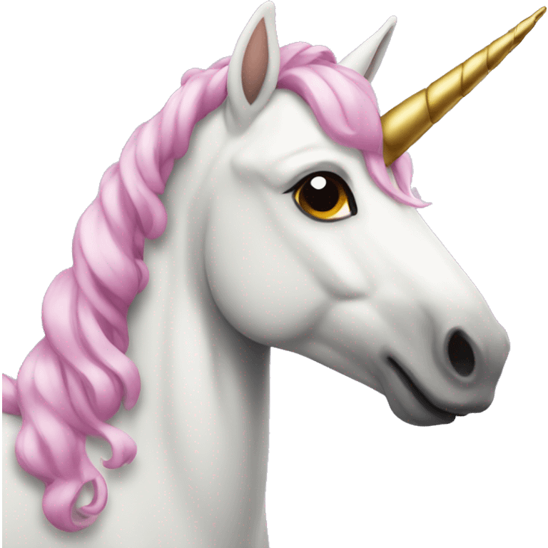 Christmas unicorn emoji