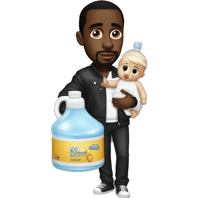 p diddy carrying baby oil emoji