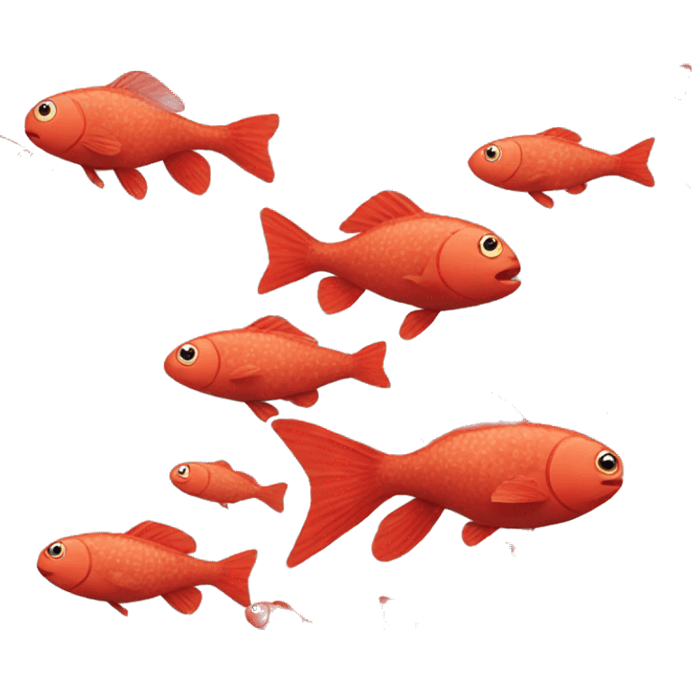 Red fish  emoji