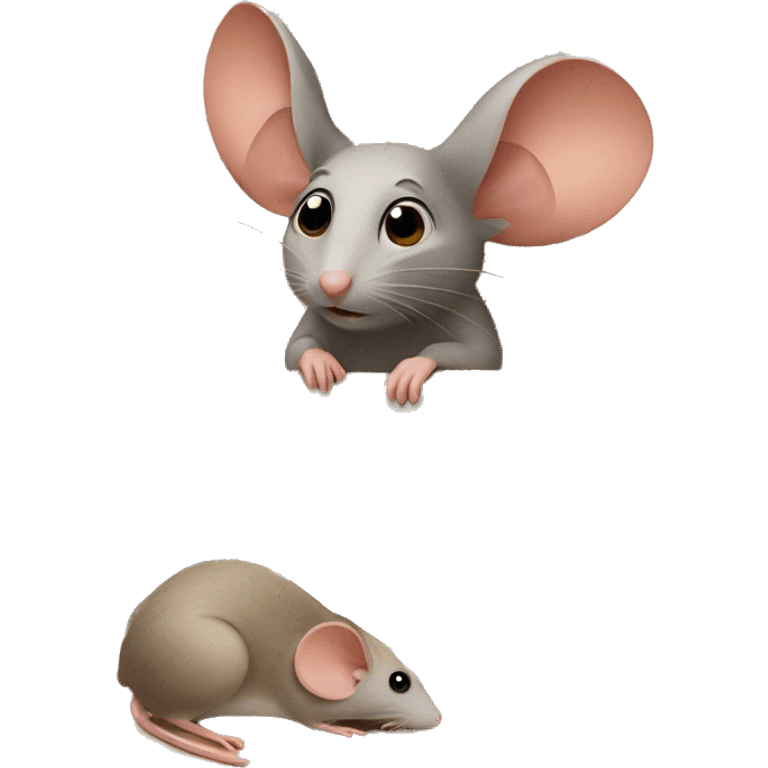 Mouse in a house emoji