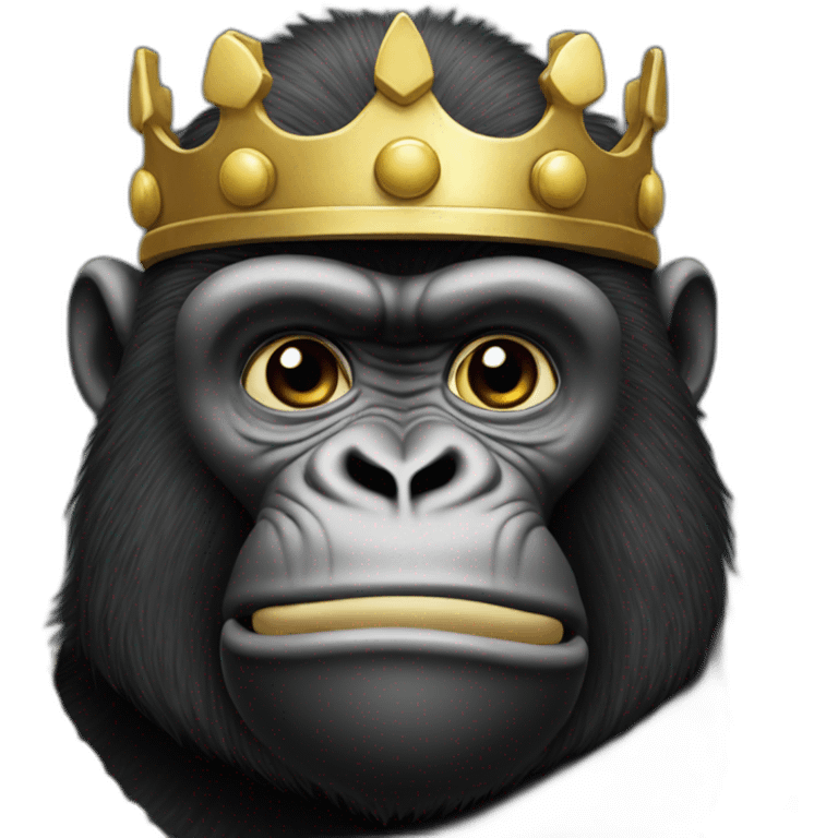 Gorrila king emoji