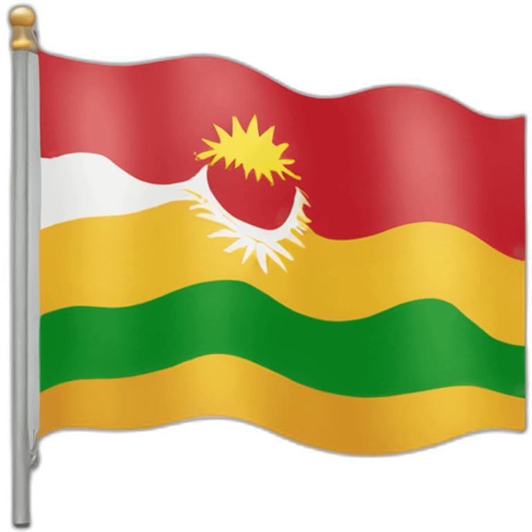 kurdistan flag emoji