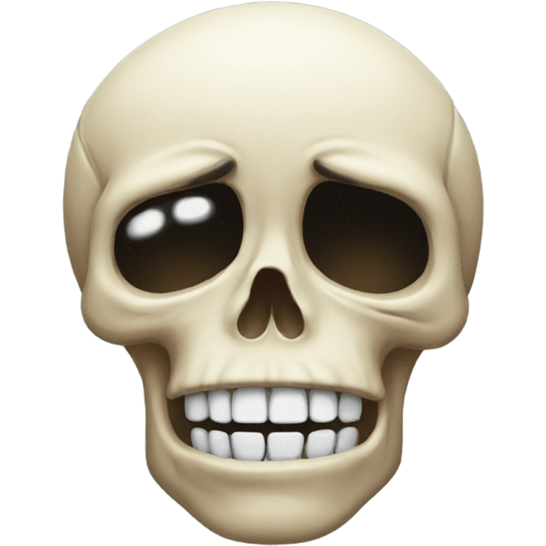 Skull crying  emoji