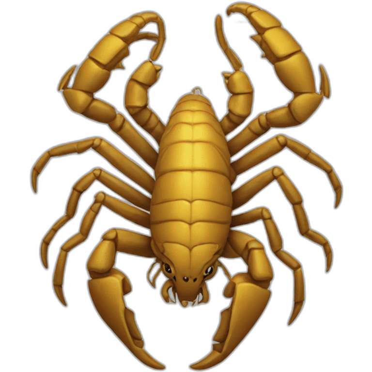 scorpion on lion’s head emoji