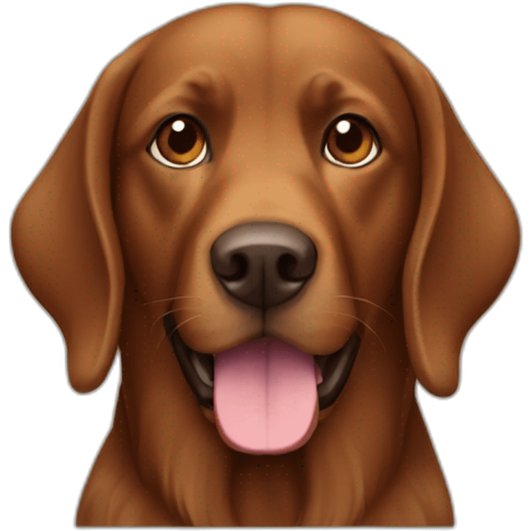 brown retriver emoji