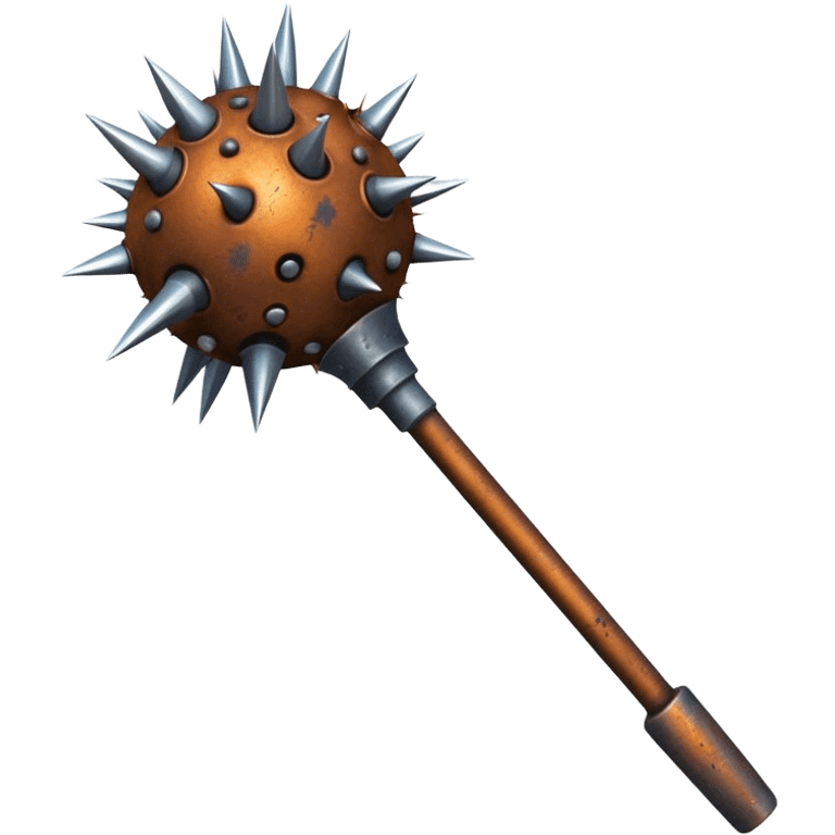 spiked mace emoji