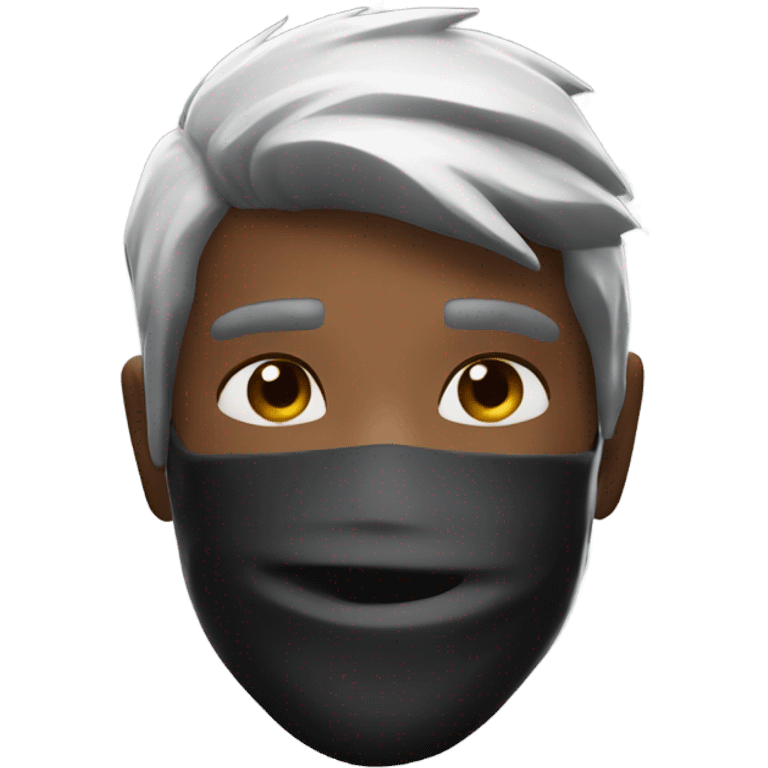 Ninja from fortnite with a low taper fade emoji