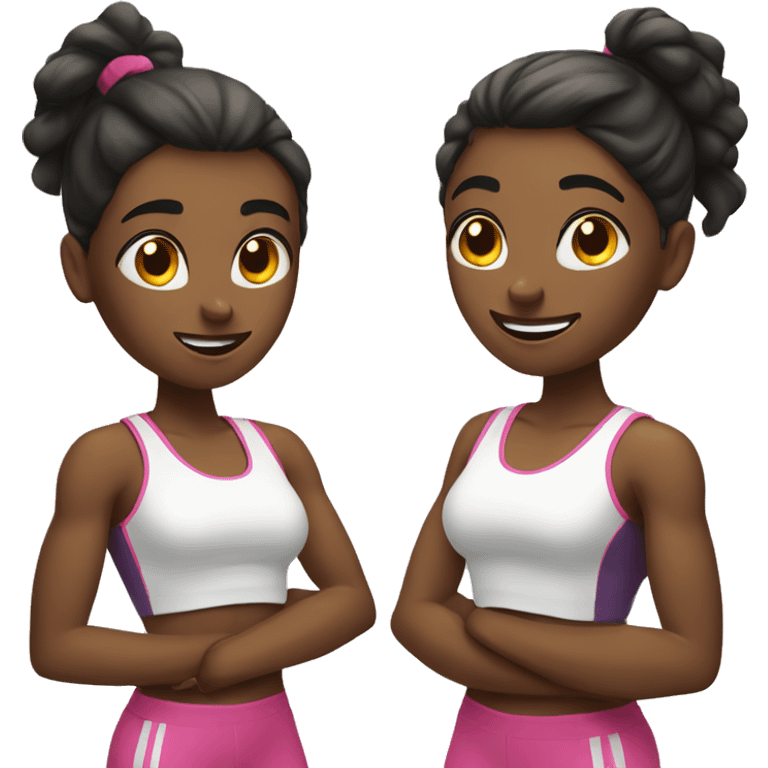 Two gym girls emoji