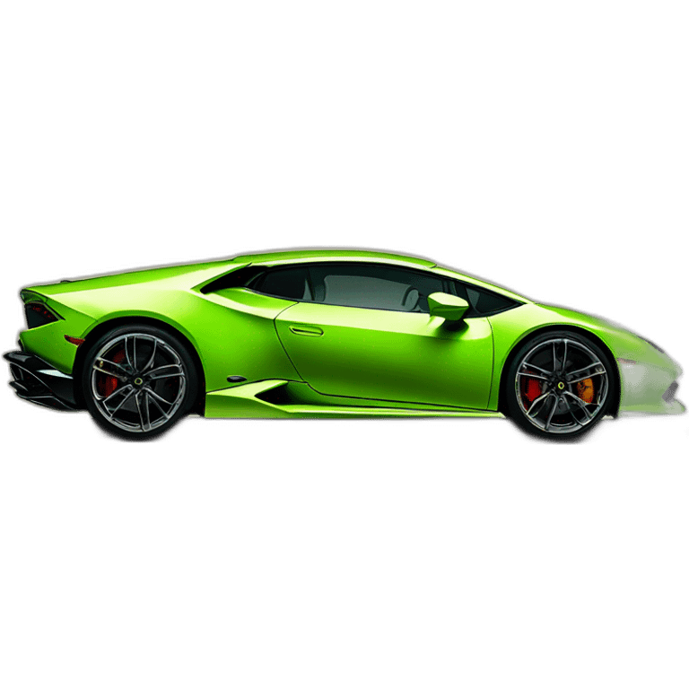 Lamborghini huracan silhouette emoji