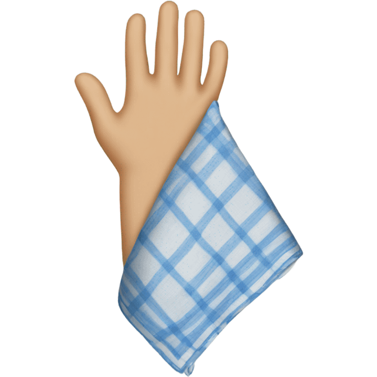 Handkerchief in hand emoji