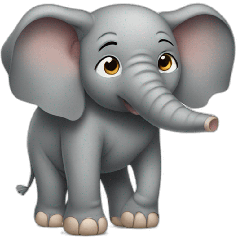 Elephant Boxe Anger  emoji