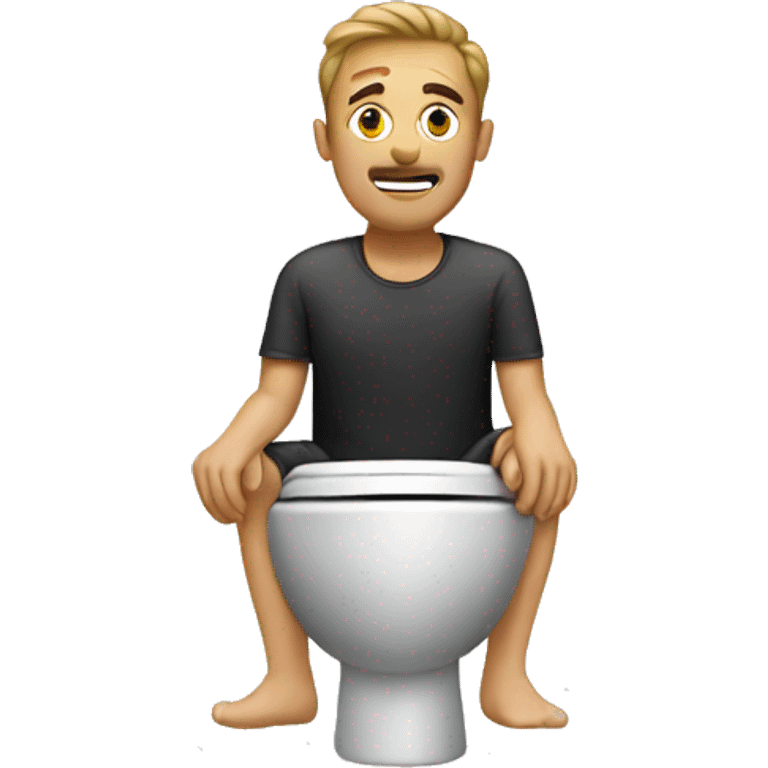 man in toilet emoji