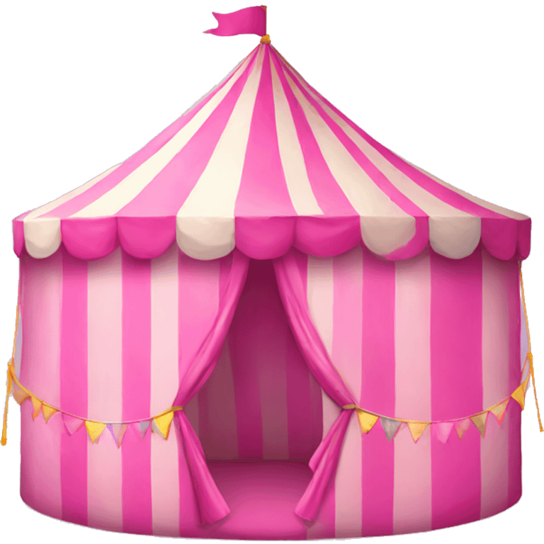 pink carnival tent emoji