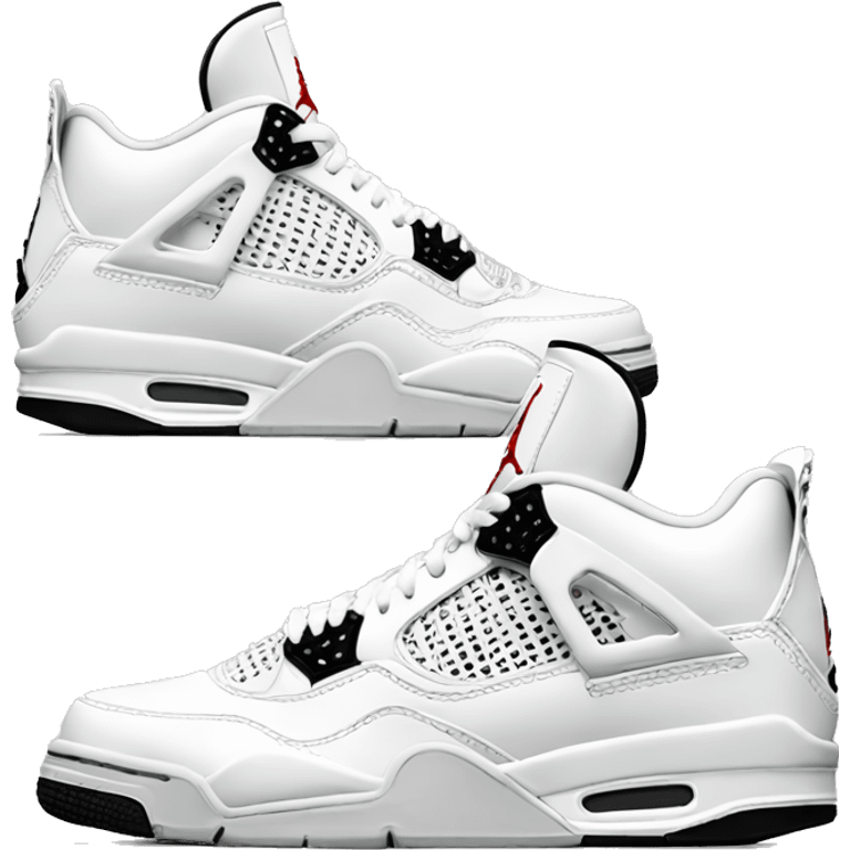 jordan 4 blanche  emoji