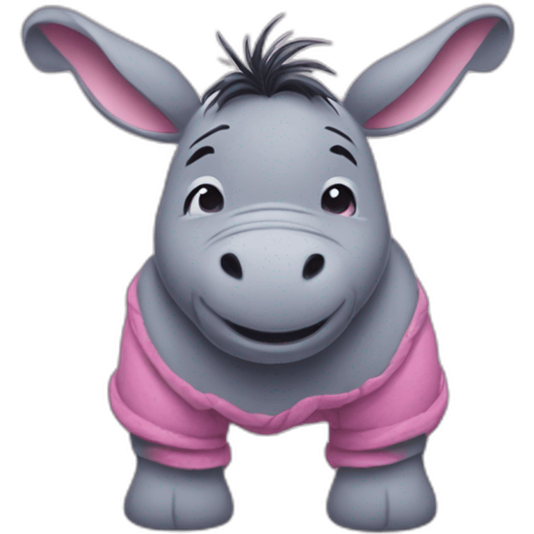 Eeyore pink emoji