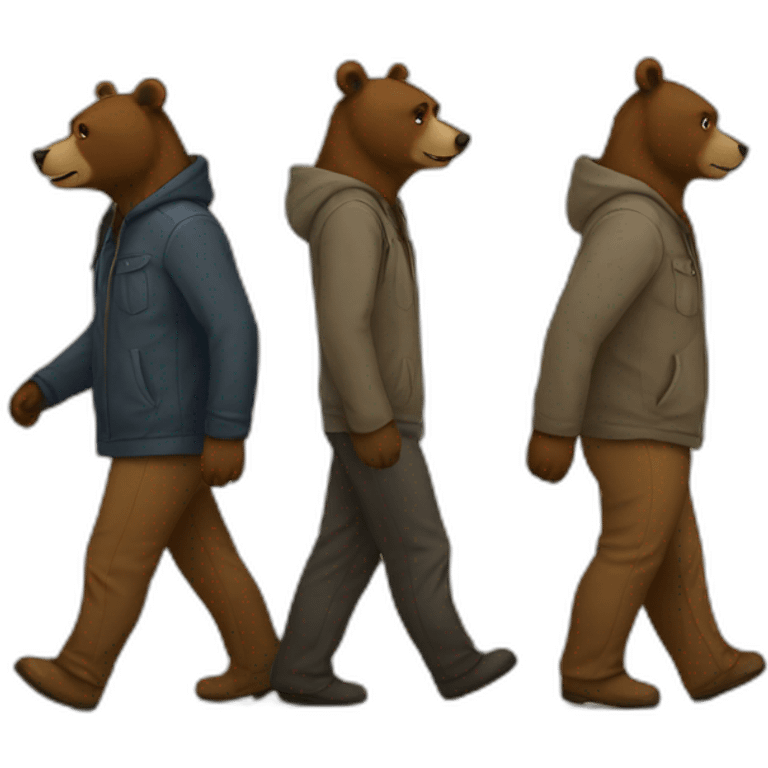 bear-men-walking emoji