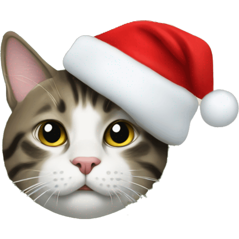 My cat on Christmas tree emoji