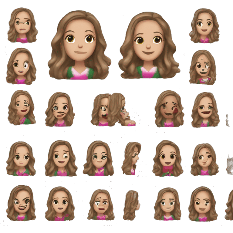 rachel mcaddams in christmas winter mean girls emoji